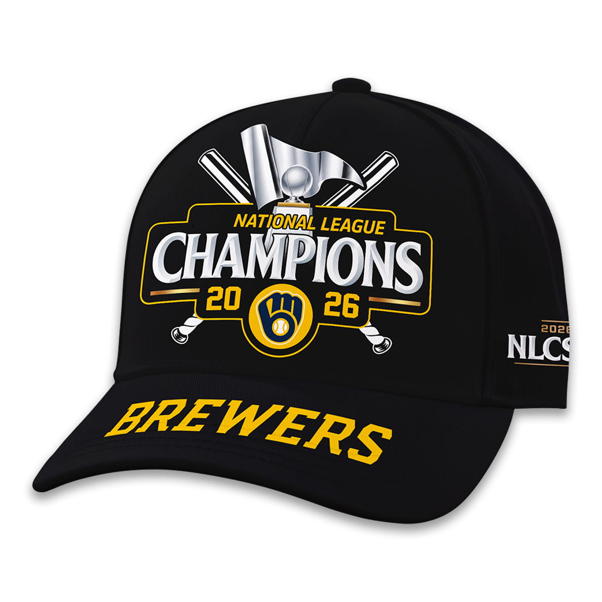 Milwaukee Brewers NLCS Champions 2026 Hoodie Black