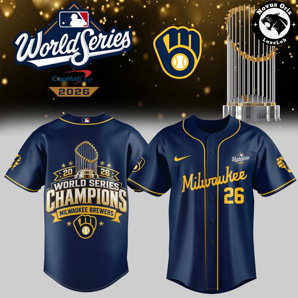 Limited Edition Milwaukee Brewers 2026 World Series Champions Jersey | UH29