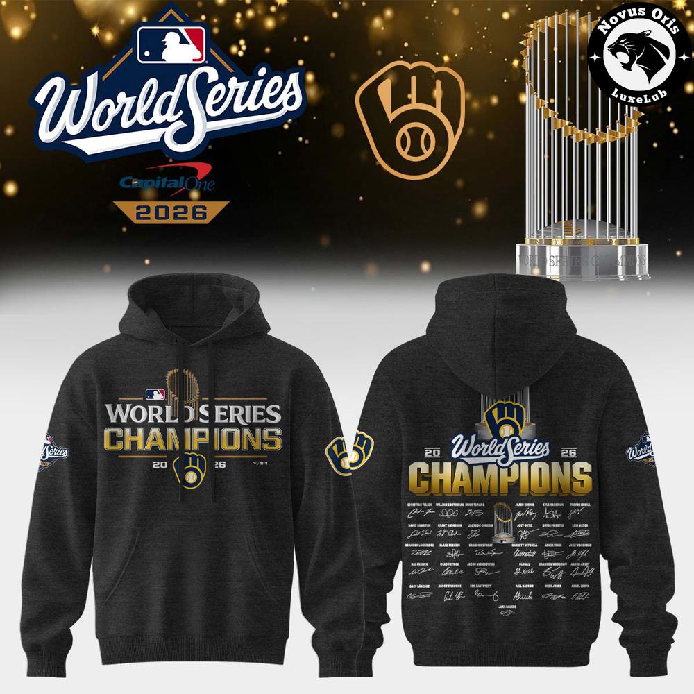 Limited Edition Milwaukee Brewers 2026 World Series Champions T-shirt | PI74