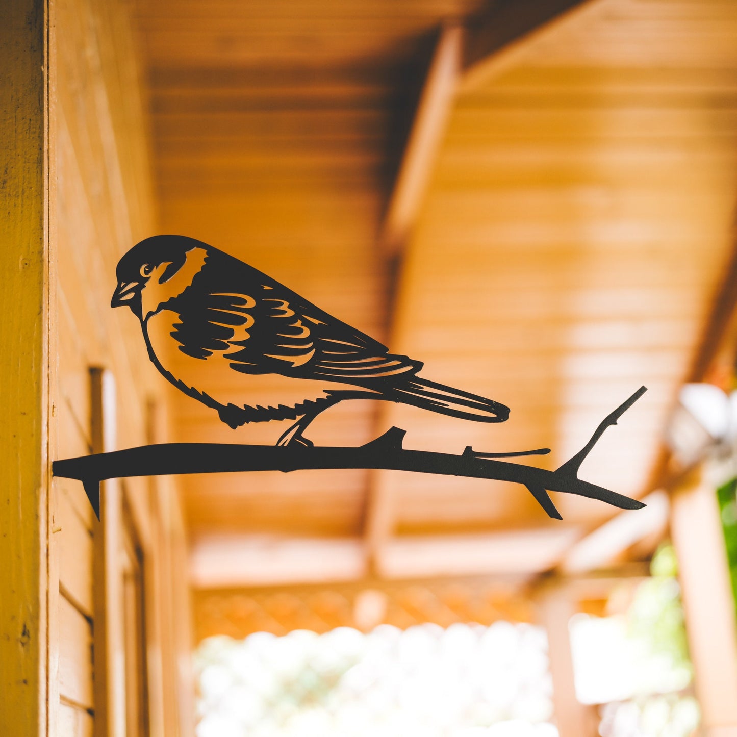 Rustic Swallow Tree Stake | Handcrafted Corten Steel Garden Décor | Perfect Gift for Nature Lovers | Outdoor Decoration | Grandma's Garden