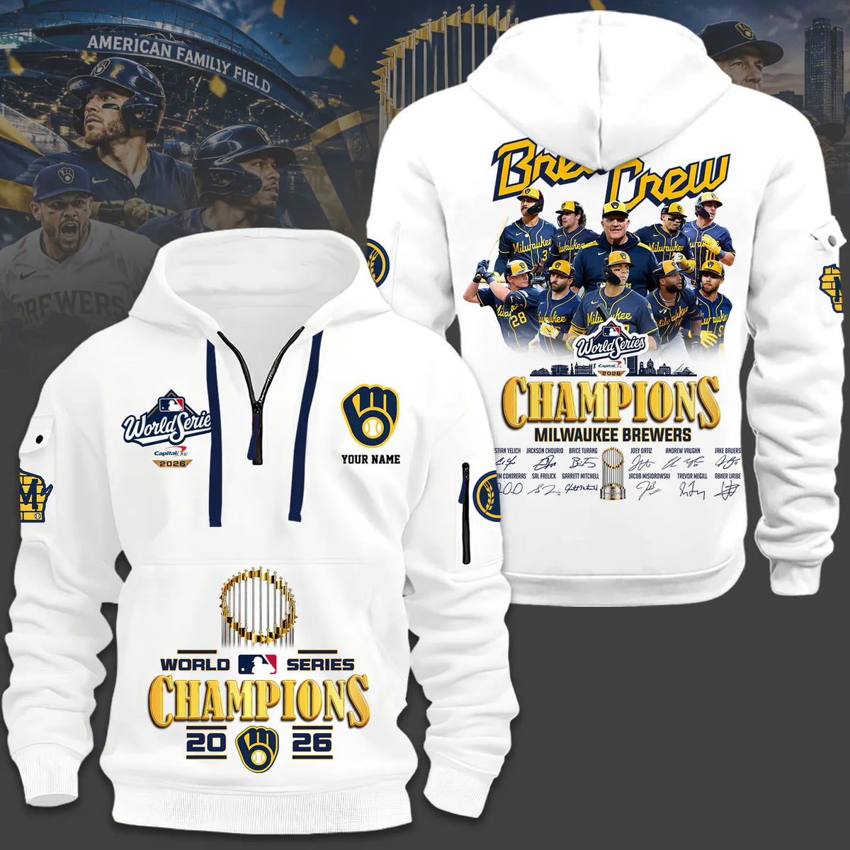 Milwaukee Brewers World Series Champions 2026 Limited Edition NewHoodie | KK45