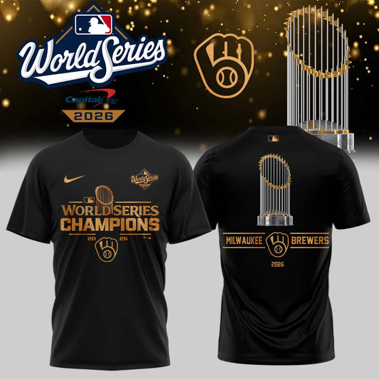 Limited Edition Milwaukee Brewers 2026 World Series Champions T-shirt, Hoodie | YW10