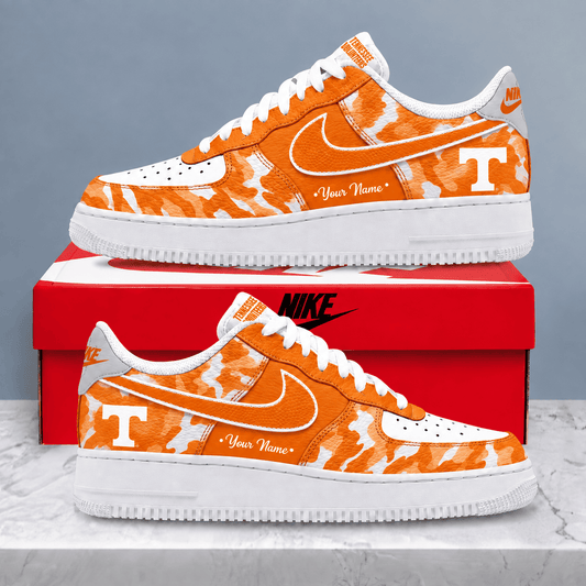 Tennessee Volunteers | Premium NCAA Personalized Camo AF1 Shoes
