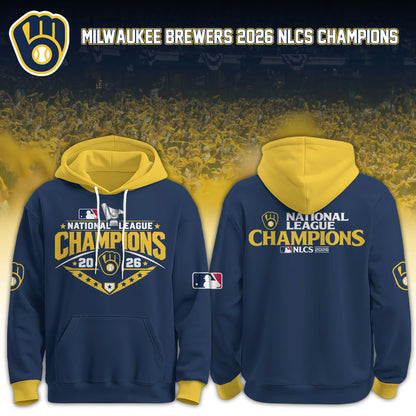 Milwaukee Brewers 2026 National League Champions Hoodie Limited Edition 00