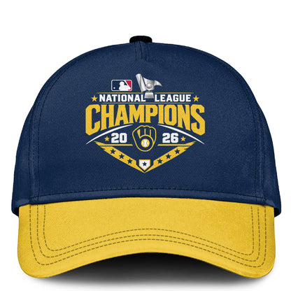 Milwaukee Brewers 2026 National League Champions ZipHoodie Limited Edition 00