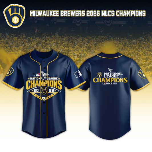 Milwaukee Brewers 2026 National League Champions Jersey Limited Edition 00