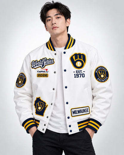 2026 Milwaukee Brewers World Series Jacket Baseball