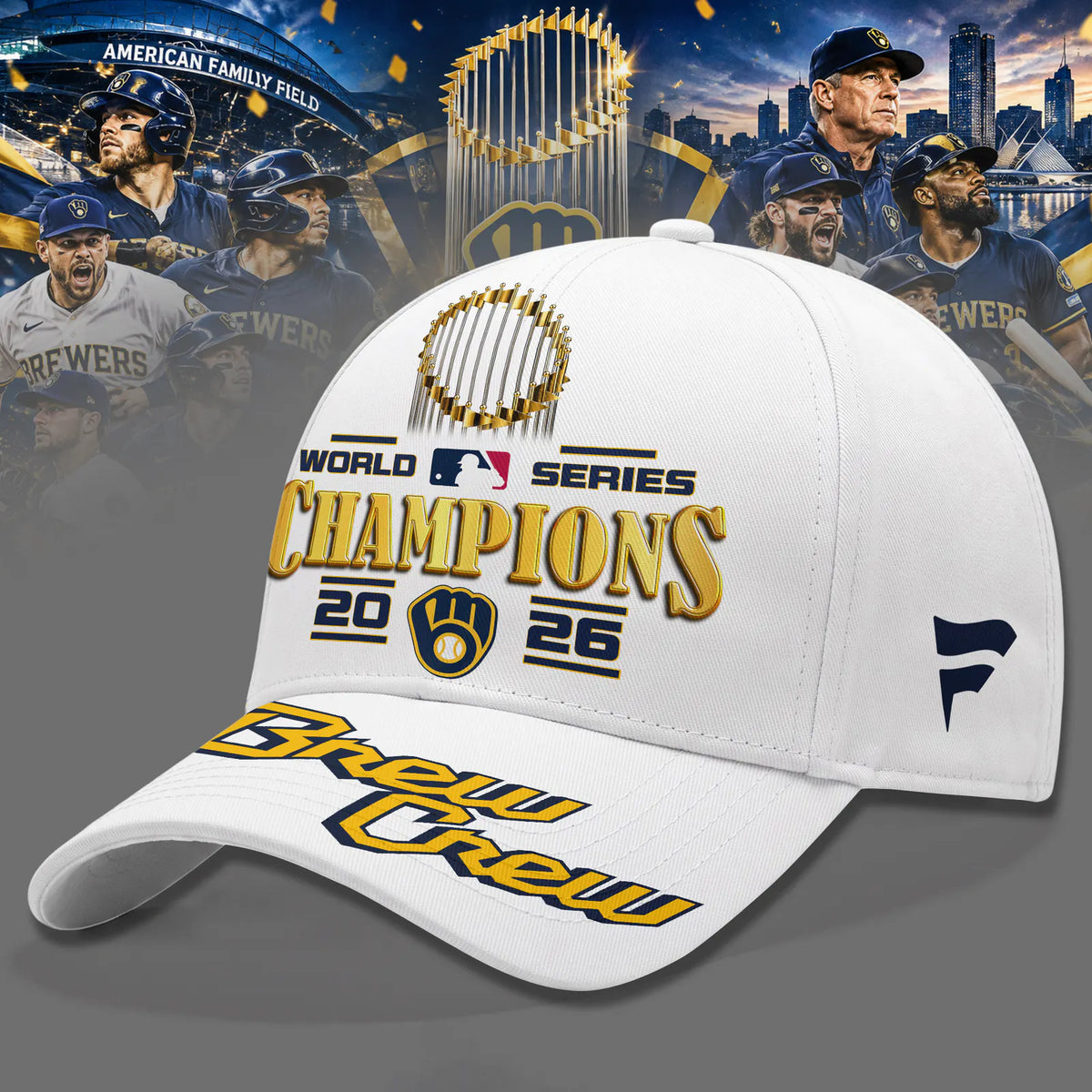 Milwaukee Brewers World Series Champions 2026 Limited Edition Hoodie - White | NI71