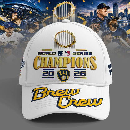 Milwaukee Brewers World Series Champions 2026 Limited Edition Baseball Jacket - White | FV43