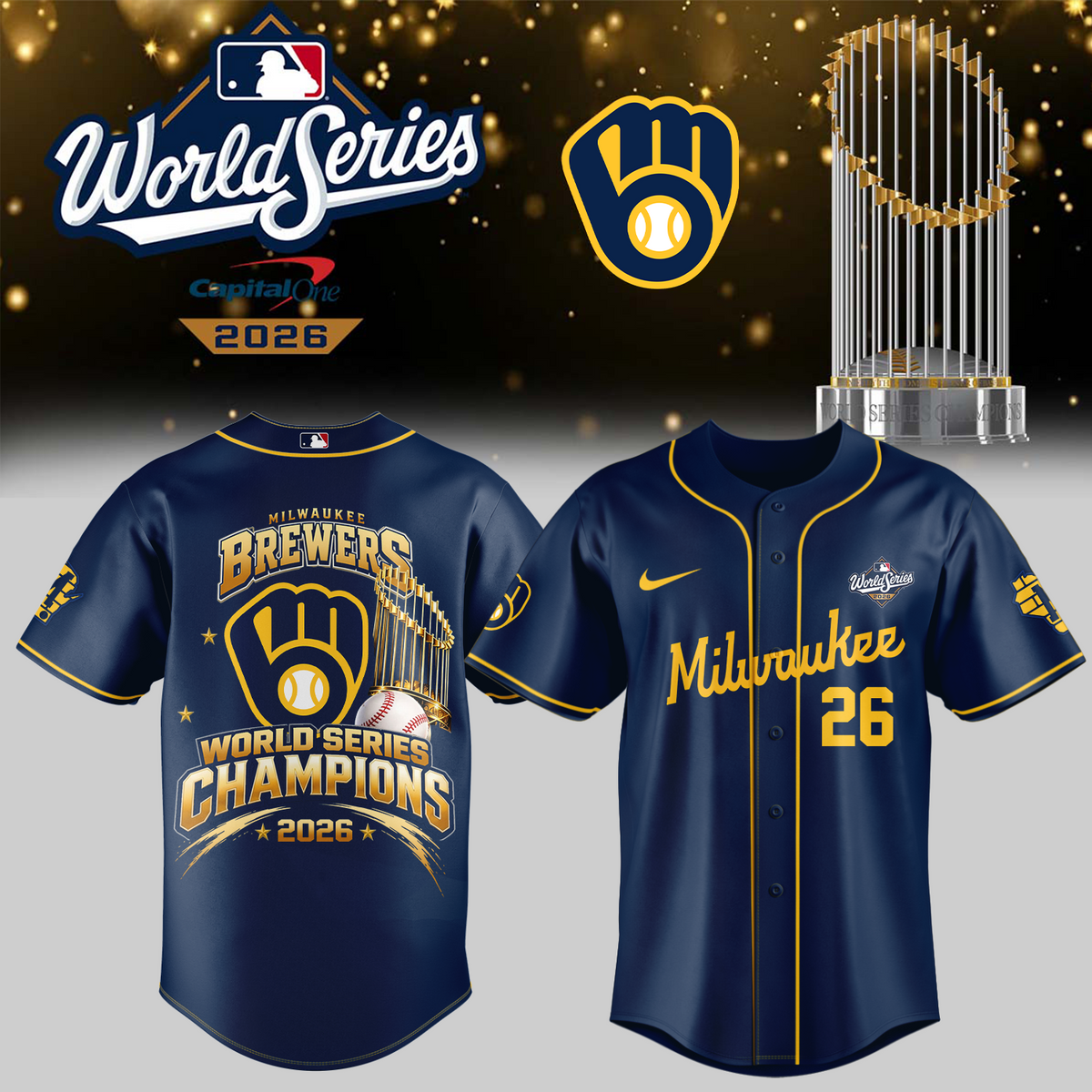 Limited Edition Milwaukee Brewers 2026 World Series Champions Jersey | KN94