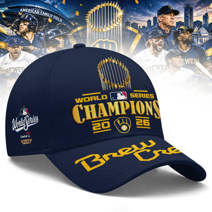 Milwaukee Brewers World Series Champions 2026 Limited Edition Baseball Jacket - Navy | TV48
