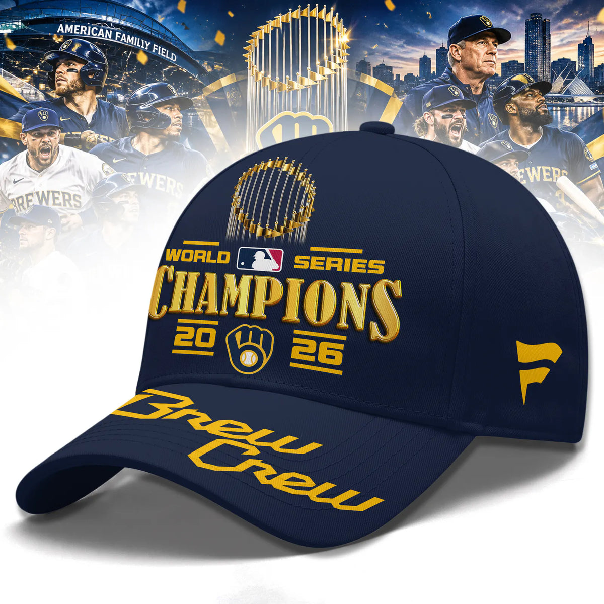 Milwaukee Brewers World Series Champions 2026 Limited Edition Baseball Jacket - Navy | TV48