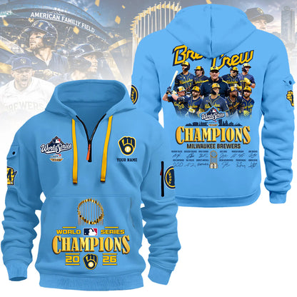 Milwaukee Brewers World Series Champions 2026 Limited Edition NewHoodie | KK45