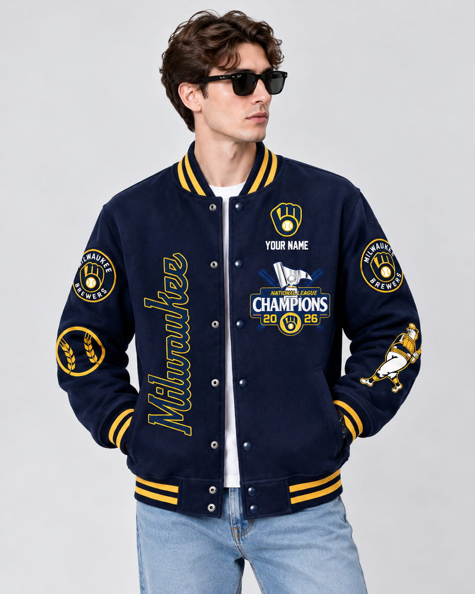 Milwaukee Brewers NLCS Champions 2026 World Series Baseball Jacket