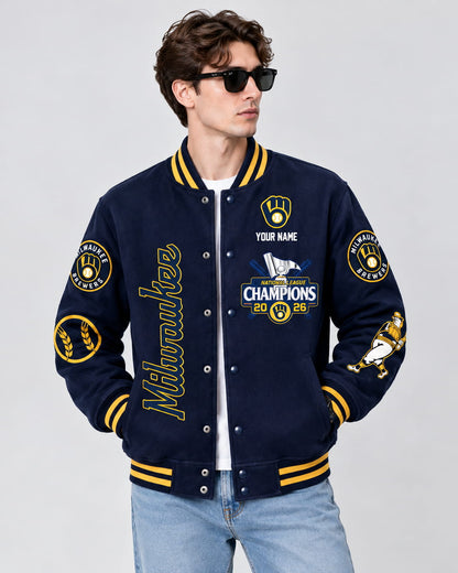 Milwaukee Brewers NLCS Champions 2026 World Series Baseball Jacket