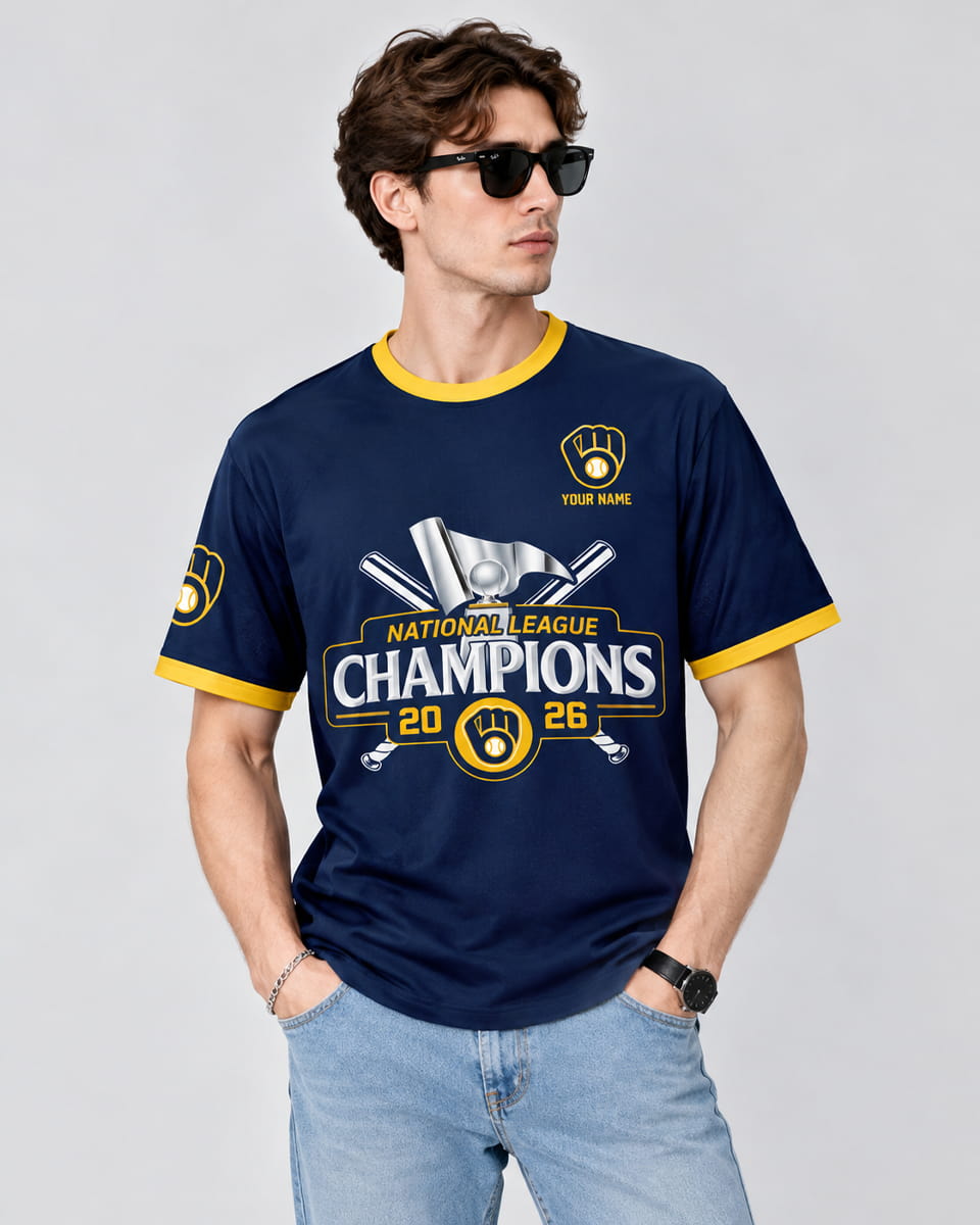 Milwaukee Brewers NLCS Champions 2026 World Series Shirt Navy