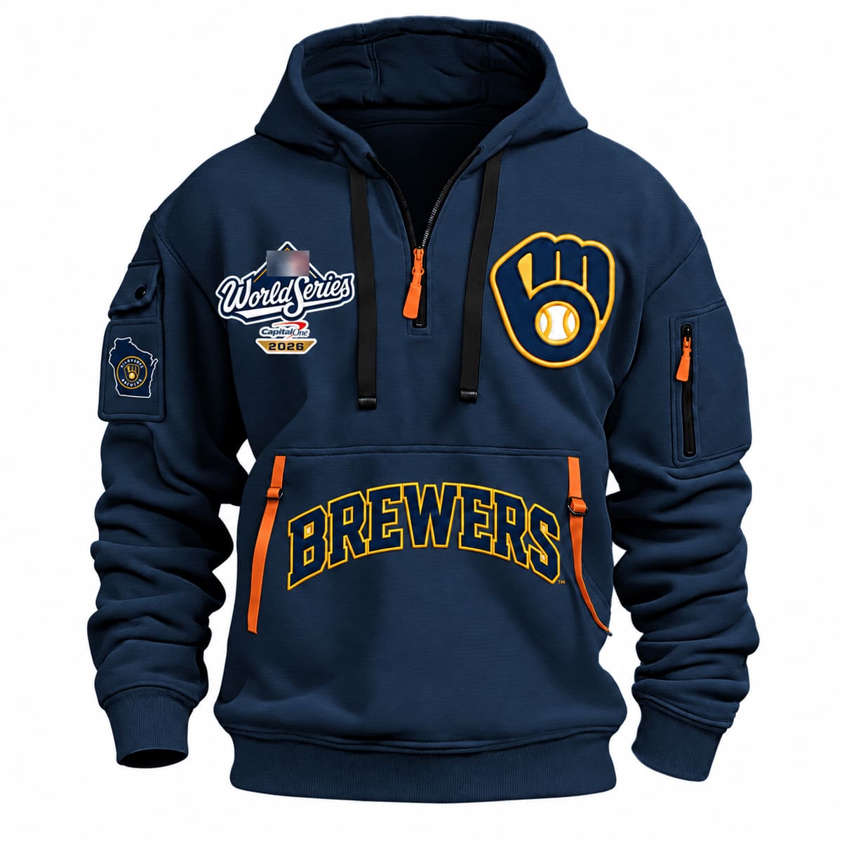 Milwaukee Brewers World Series 2026 Half New Hoodie