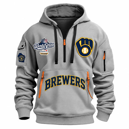 Milwaukee Brewers World Series 2026 Half New Hoodie