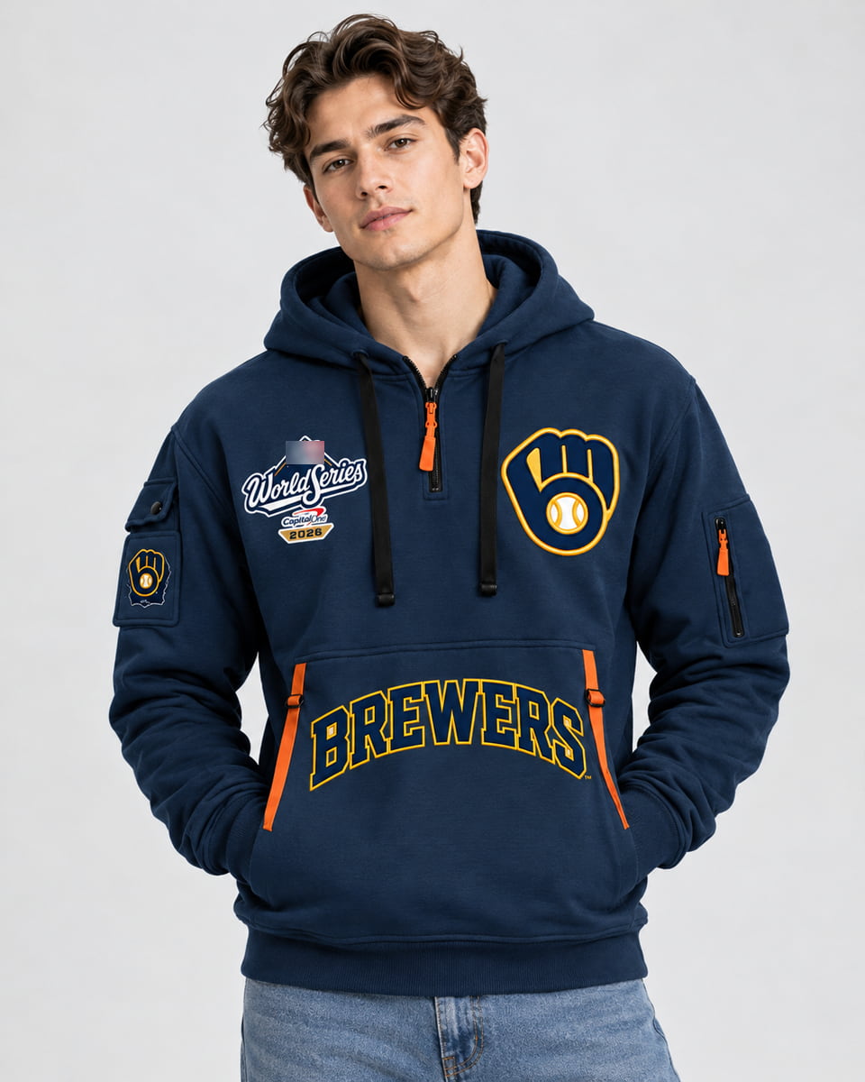 Milwaukee Brewers World Series 2026 Half New Hoodie