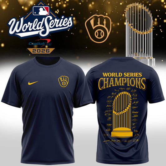 Limited Edition Milwaukee Brewers 2026 World Series Champions T-shirt, Hoodie