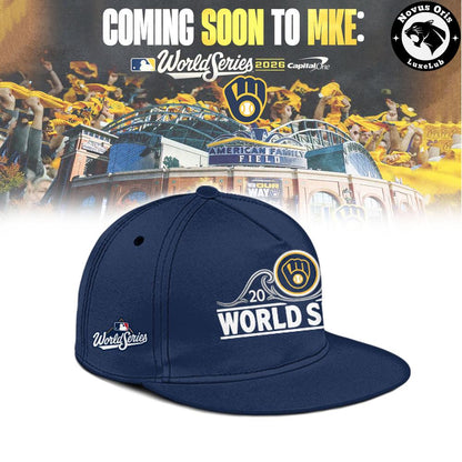 Milwaukee Brewers World Series 2026 Navy Baseball Jersey v2