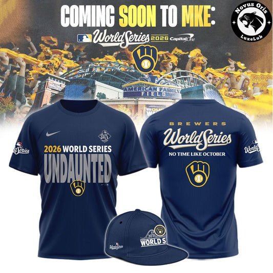 Milwaukee Brewers World Series 2026 Navy T-Shirt v2