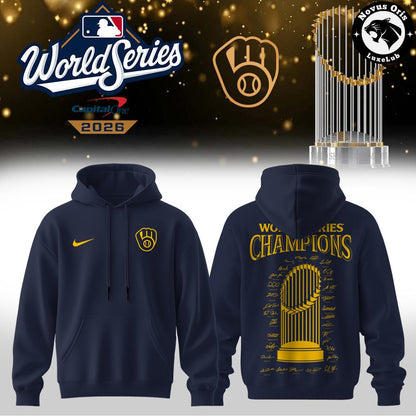 Limited Edition Milwaukee Brewers 2026 World Series Champions T-shirt, Hoodie