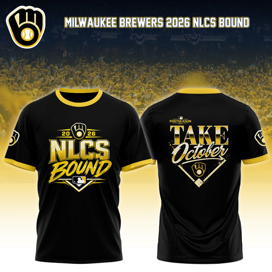 Milwaukee Brewers 2026 NLCS Bound Tshirt Limited Edition 01