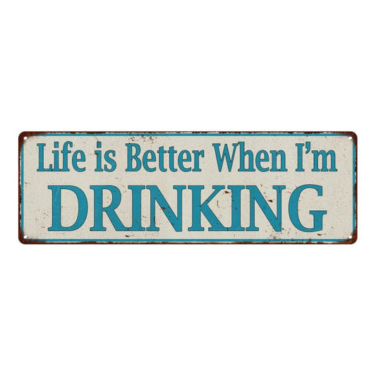 Home Bar Sign, Drinking Sign, Alcohol Sign, Funny Signs, Gift For Her, Gift For Him, Gift For Friends, Vintage Sign, Rustic Sign
