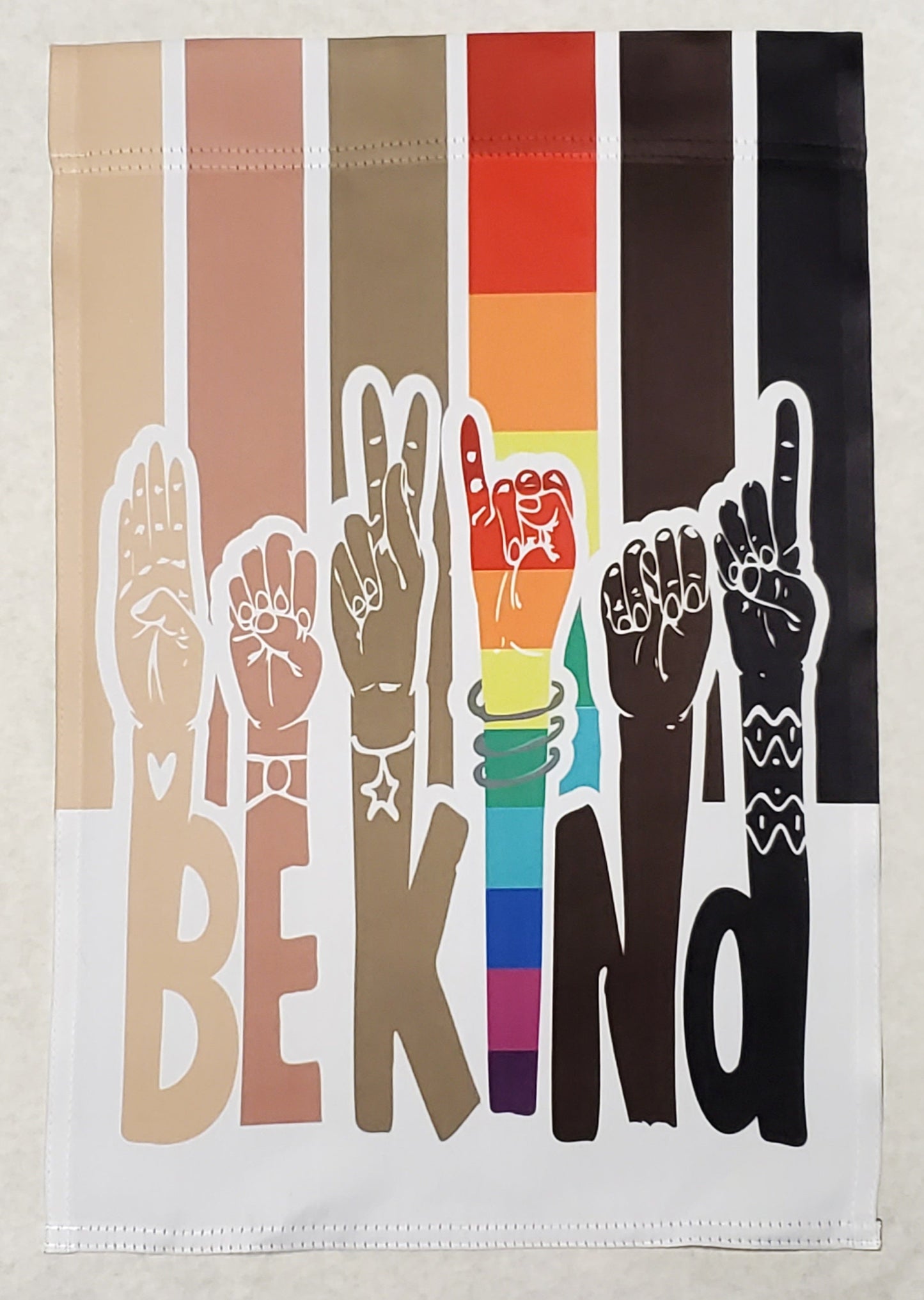 Be Kind ASL Ally Garden Flag, Diversity, LGBTQ, Equality