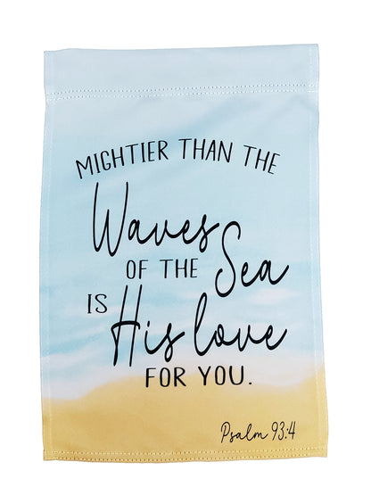 Christian Garden Flag, Bible Verse Decor, His Love Design