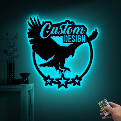 Custom Logo Sign with LED Lights, Metal Logo Sign, Custom Your Text, Personalized Business Sign, Custom Your Own, Housewarming Gift