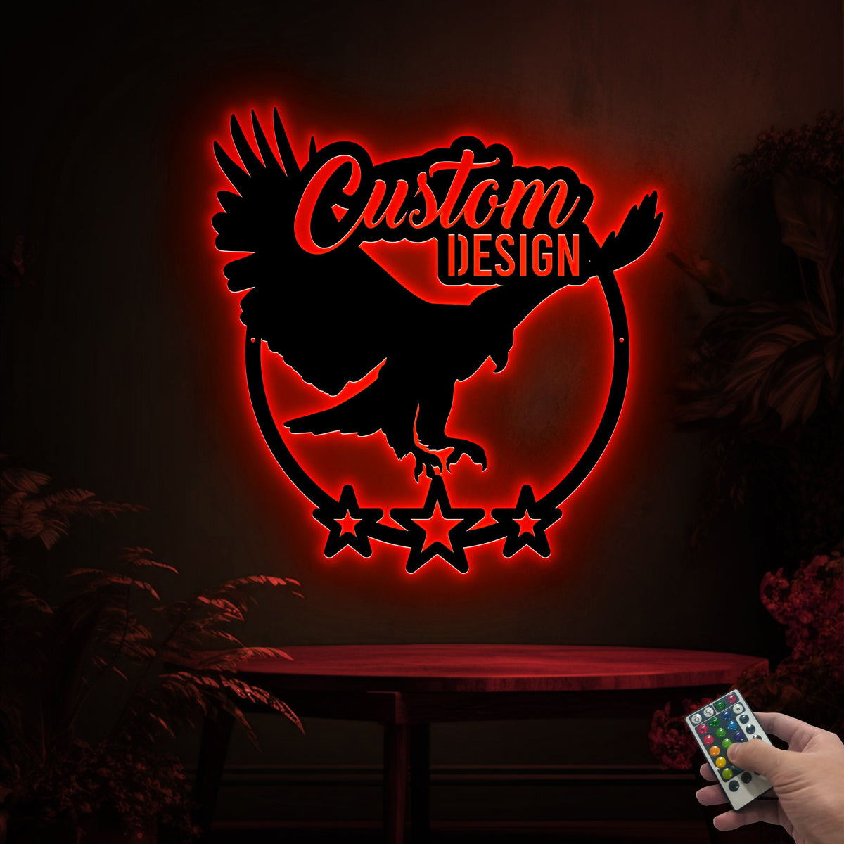 Custom Logo Sign with LED Lights, Metal Logo Sign, Custom Your Text, Personalized Business Sign, Custom Your Own, Housewarming Gift