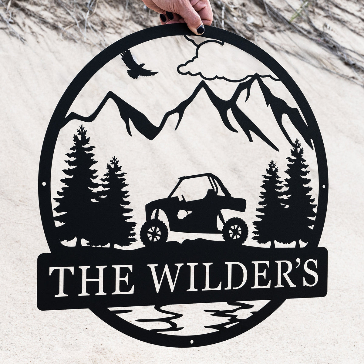 Personalized UTV Side by Side Name Sign | Dune Buggy Gifts | Metal RZR Sign | Custom RZR Wall Art | Utv Gifts, Rzr Gifts, Utv Metal Art, Rzr