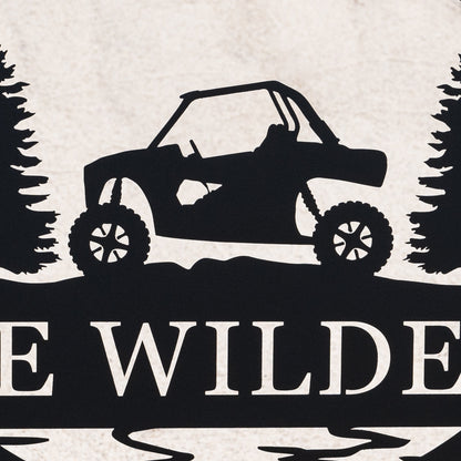 Personalized UTV Side by Side Name Sign | Dune Buggy Gifts | Metal RZR Sign | Custom RZR Wall Art | Utv Gifts, Rzr Gifts, Utv Metal Art, Rzr