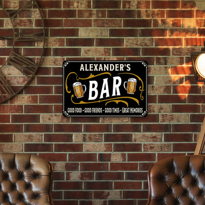 Personalized Home Bar Sign, Rustic Tavern Decor, Bar Gifts, Custom Bar Sign, Beer Lover, Wall Art For Home Bar, Housewarming Gifts