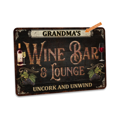 Personalized Wine Bar Sign, Wine Bar Decor, Wine Lover Gifts, Wine Gift, Wine and Bar Decor, Gift For Her, Custom Wine Bar Sign, Wine Cellar