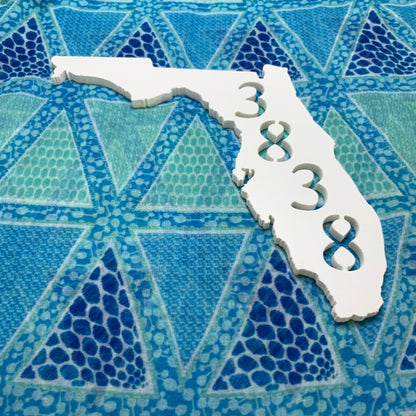 Florida Address Sign - Coastal Personalized House Number Plaque