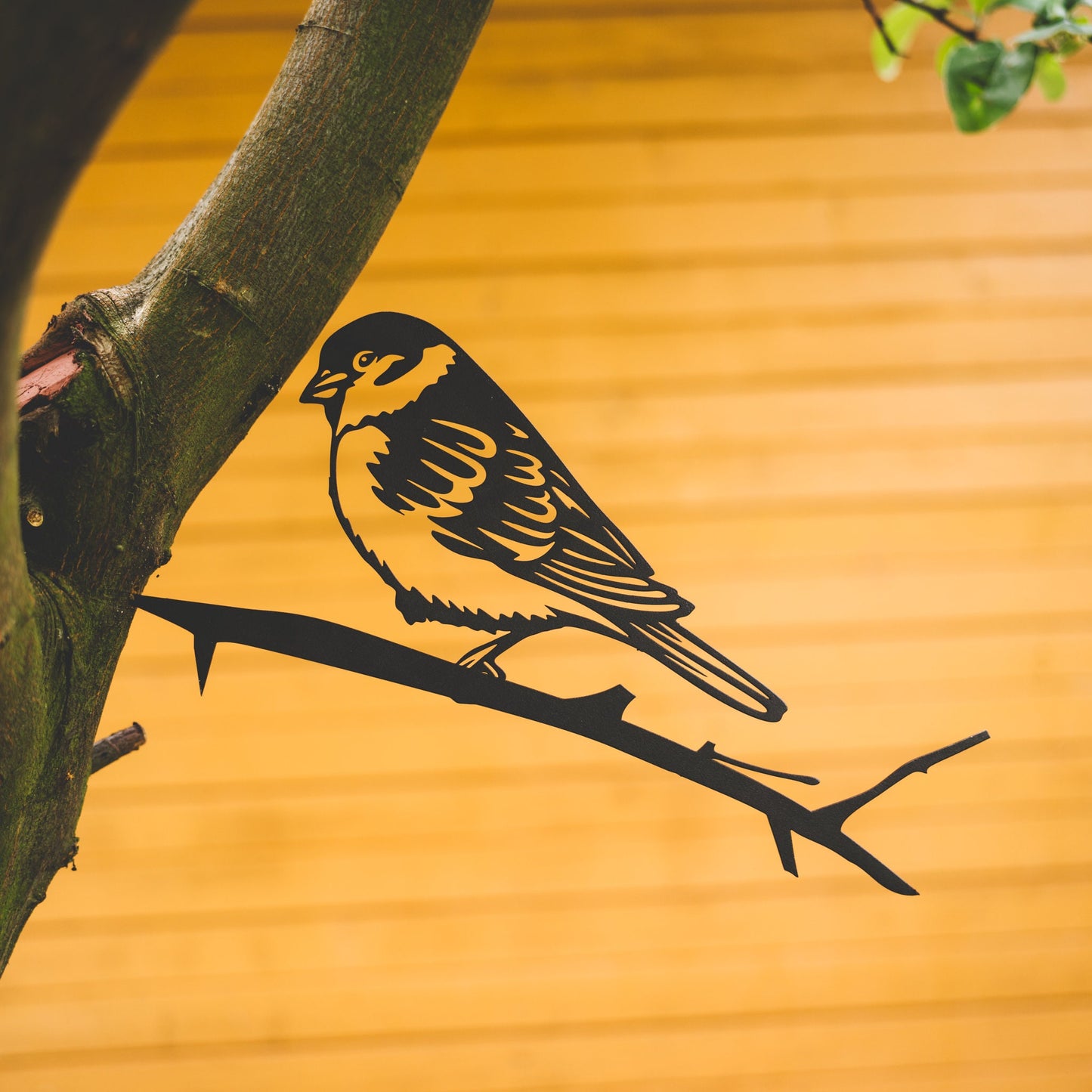 Rustic Swallow Tree Stake | Handcrafted Corten Steel Garden Décor | Perfect Gift for Nature Lovers | Outdoor Decoration | Grandma's Garden