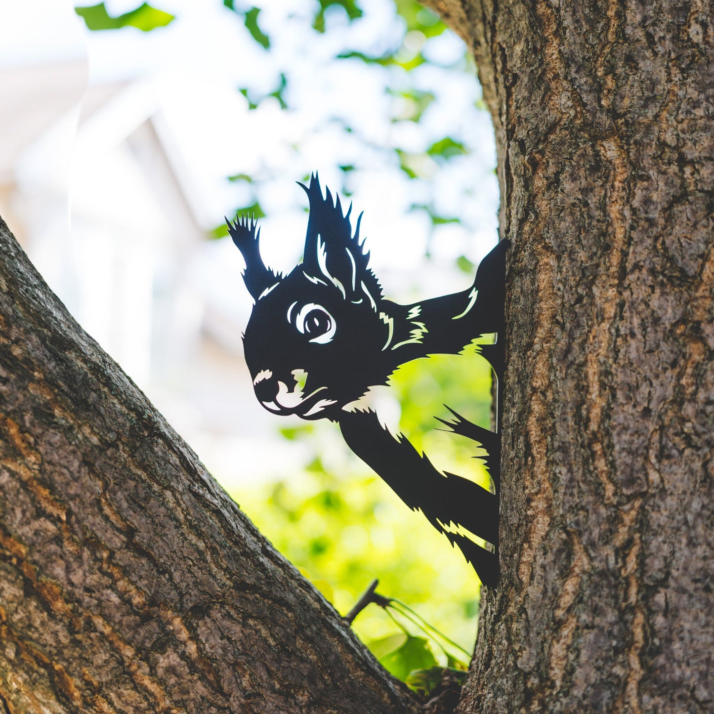 Garden Decoration Squirrel | Metal Garden Stake | Rust Garden Decoration | Garden Decor Figures | Christmas Gift Idea | Christmas Present