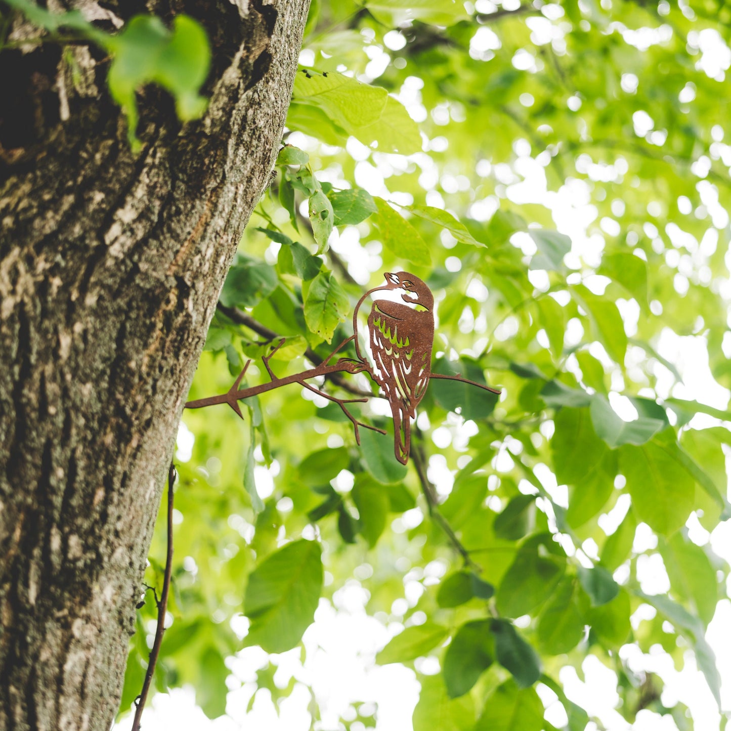 Sparrow Tree Stake | Bird Garden Stake | Rustic Garden Décor | Perfect Gift for Bird Lovers | Nature-Inspired Decor | Gift Idea for Her