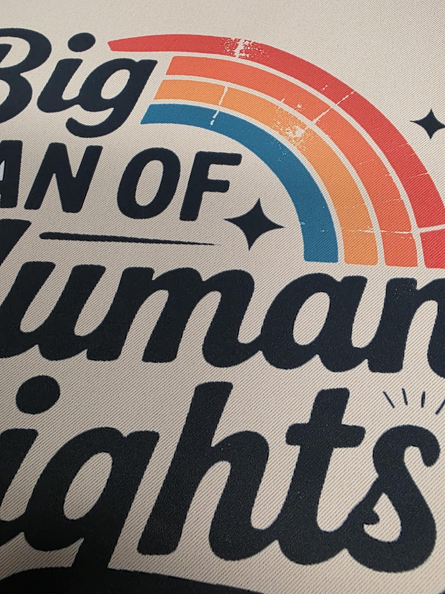 Human Rights Garden Flag, Retro Rainbow, Equality Yard Decor