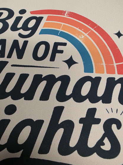 Human Rights Garden Flag, Retro Rainbow, Equality Yard Decor