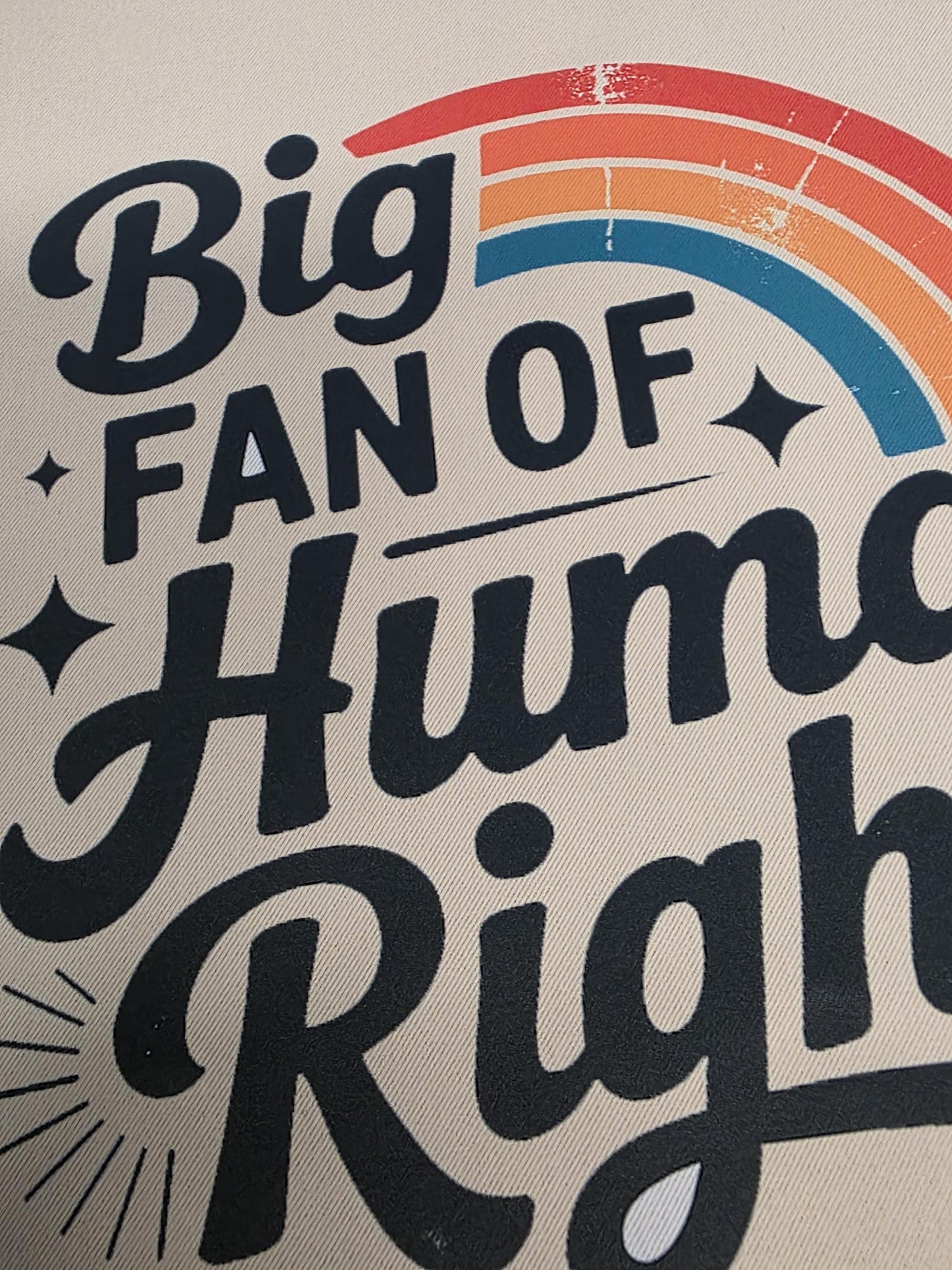Human Rights Garden Flag, Retro Rainbow, Equality Yard Decor