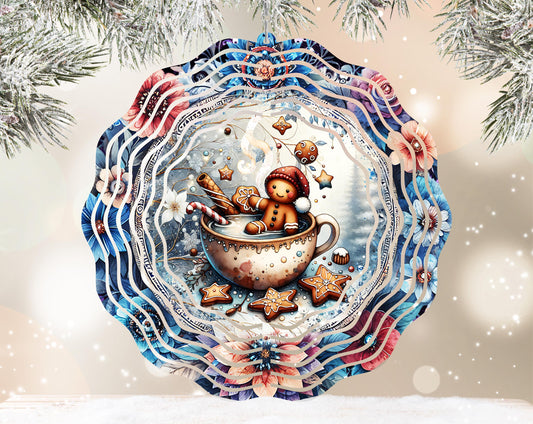 Relaxing Gingerbread Wind Spinner