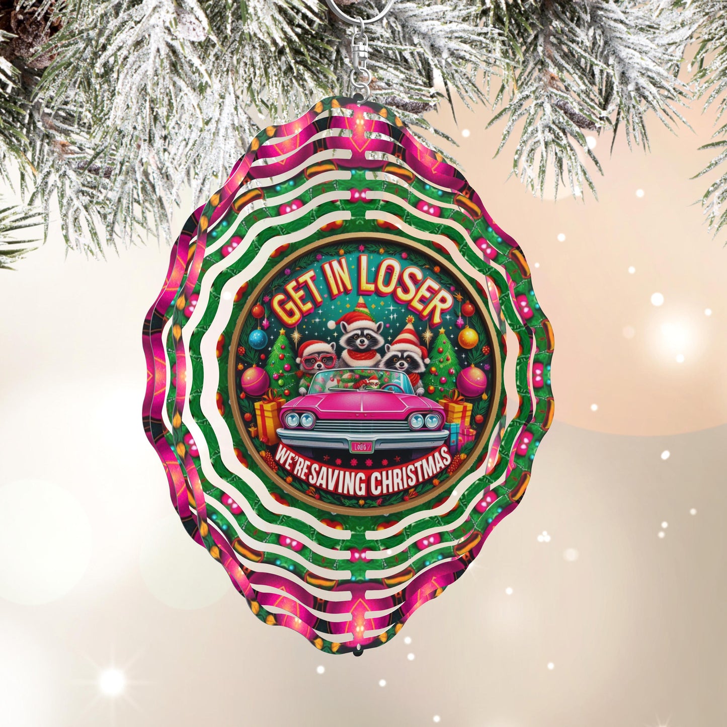 Saving Christmas Wind Spinner
