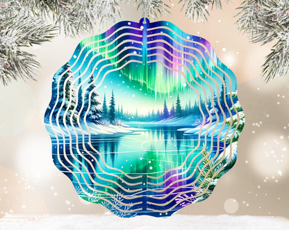 Winter's Lake Wind Spinner