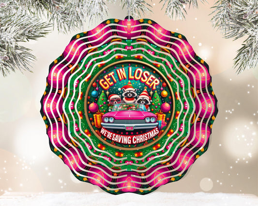 Saving Christmas Wind Spinner