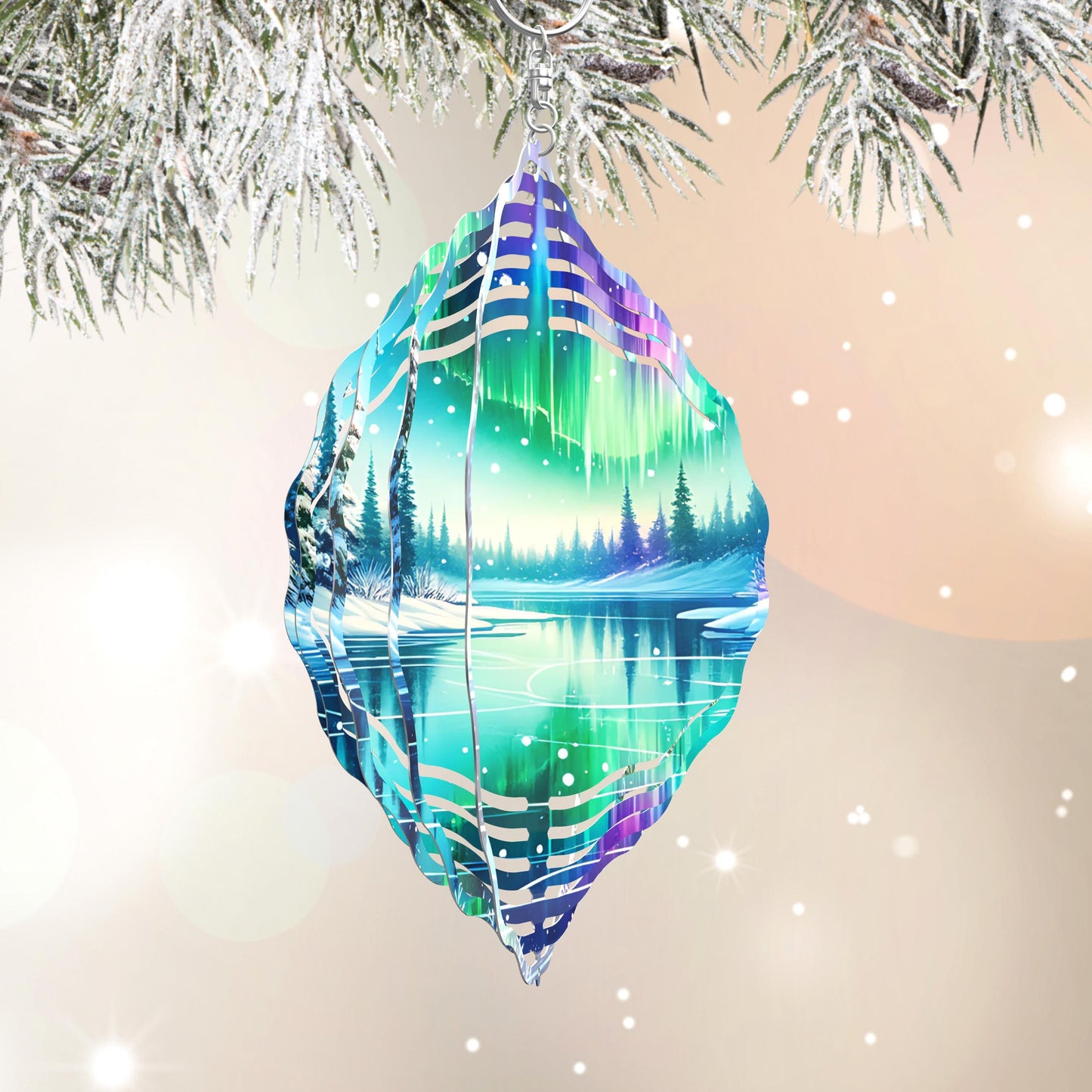 Winter's Lake Wind Spinner