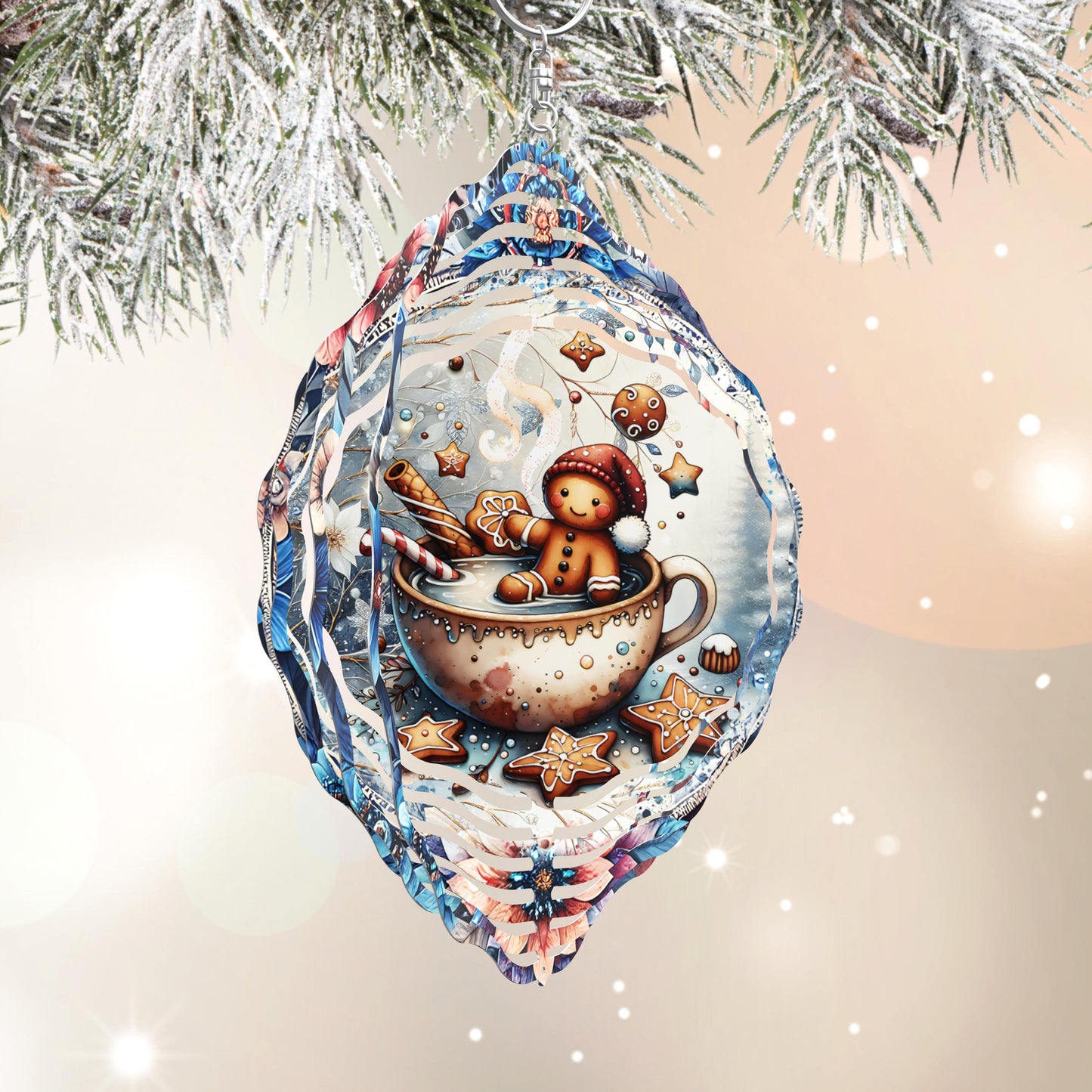 Relaxing Gingerbread Wind Spinner
